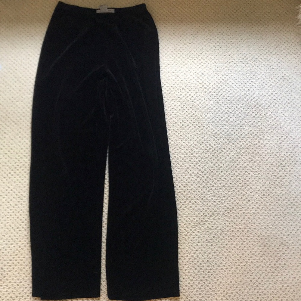 Black Velvet Pants